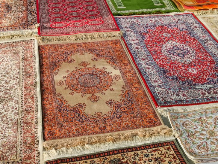 carpets at fujairah street market