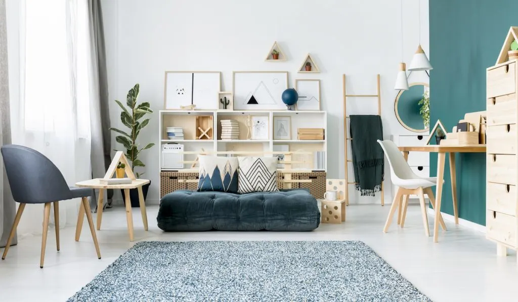 colorful living room interior