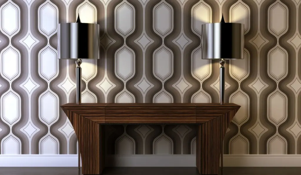 Art Deco composition in new house